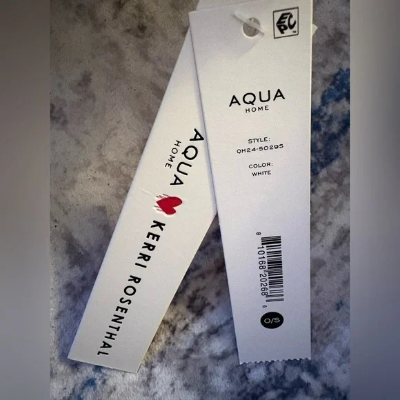 Aqua x Kerri Rosenthal Love Rules Embroidered Throw Blanket and Pillow - Picture 8 of 12